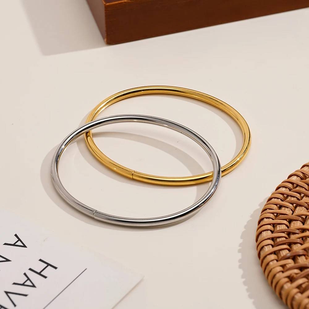 ENFASHION Pulseras geometry Oval elastic Bracelet For Women's Stainless steel 18K Plated Gold Fashion Jewelry Cocktail B252599
ENFASHION Pulseras geometry Oval elastic Bracelet For Women's Stainless steel 18K Plated Gold Fashion Jewelry Cocktail B252599