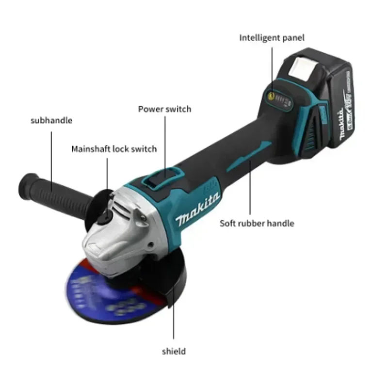 Makita DGA404 125mm/100mm ️Brushless Lithium Electric Angle Grinder Rechargeable Cutting a Machine 18V 6ah battery
Makita DGA404 125mm/100mm ️Brushless Lithium Electric Angle Grinder Rechargeable Cutting a Machine 18V 6ah battery
