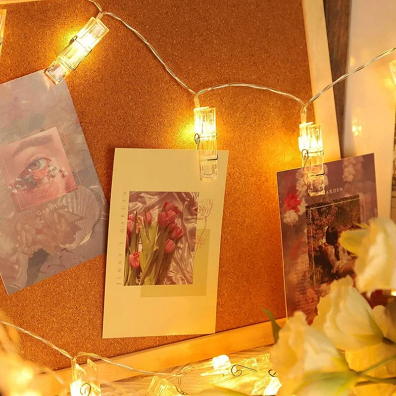 6M 40LEDS Photo Clip String Lights Fairy Lights For Hanging Pictures Cards Light Clips Graduation Party Wedding Decor
6M 40LEDS Photo Clip String Lights Fairy Lights For Hanging Pictures Cards Light Clips Graduation Party Wedding Decor