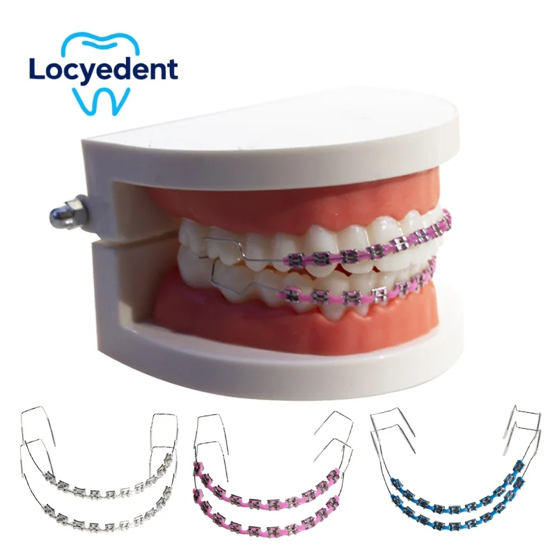 2 Pair Dental Fake Braces Colorful Brackets Multicolor Metal Wires Temporary Tooth Decoration Reusable Student Practice Tool
2 Pair Dental Fake Braces Colorful Brackets Multicolor Metal Wires Temporary Tooth Decoration Reusable Student Practice Tool