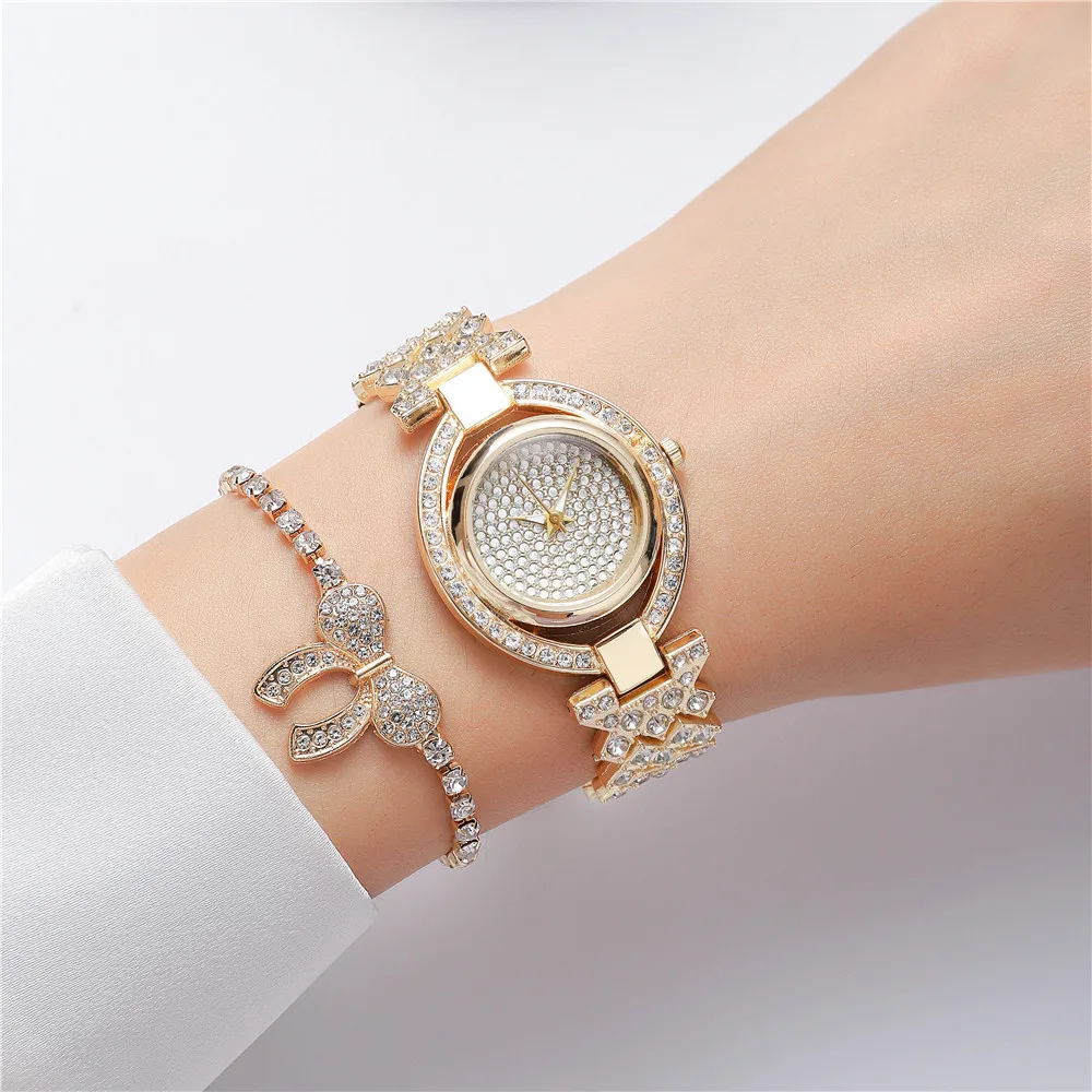 Luxury Rhinestone Full Star Ladies Luxury Watch 2023 New Temperament Bracelet Fashion Watch Ladies
Luxury Rhinestone Full Star Ladies Luxury Watch 2023 New Temperament Bracelet Fashion Watch Ladies