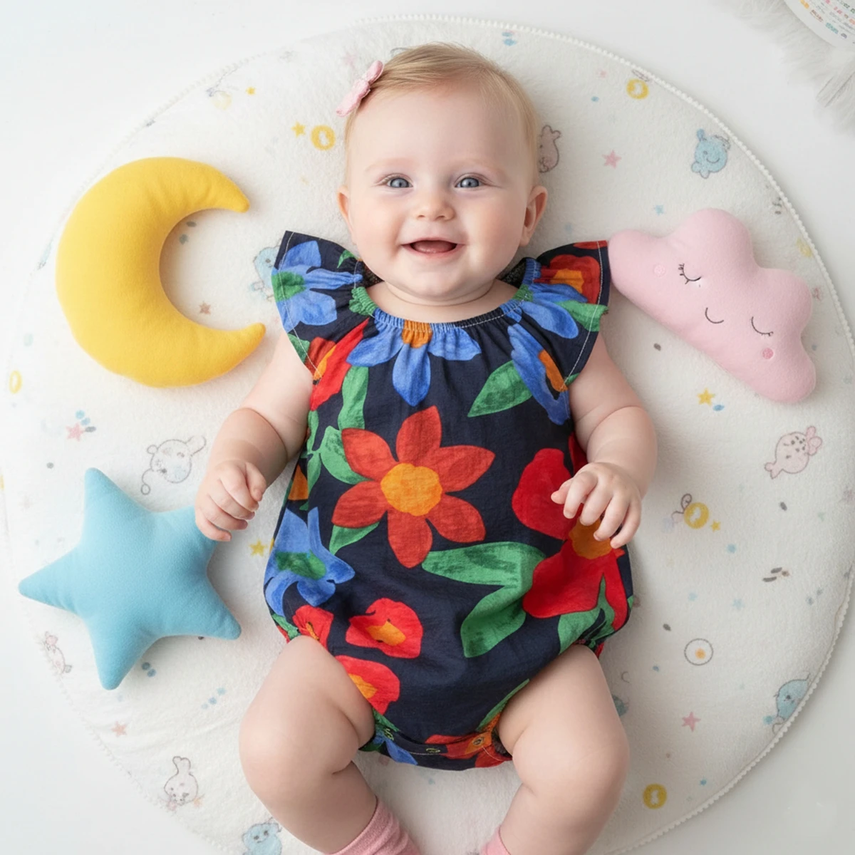 Sanlutoz Lovely Baby Cotton Bodysuits Flowers Baby Girls Onesies Infants Clothing Summer
Sanlutoz Lovely Baby Cotton Bodysuits Flowers Baby Girls Onesies Infants Clothing Summer