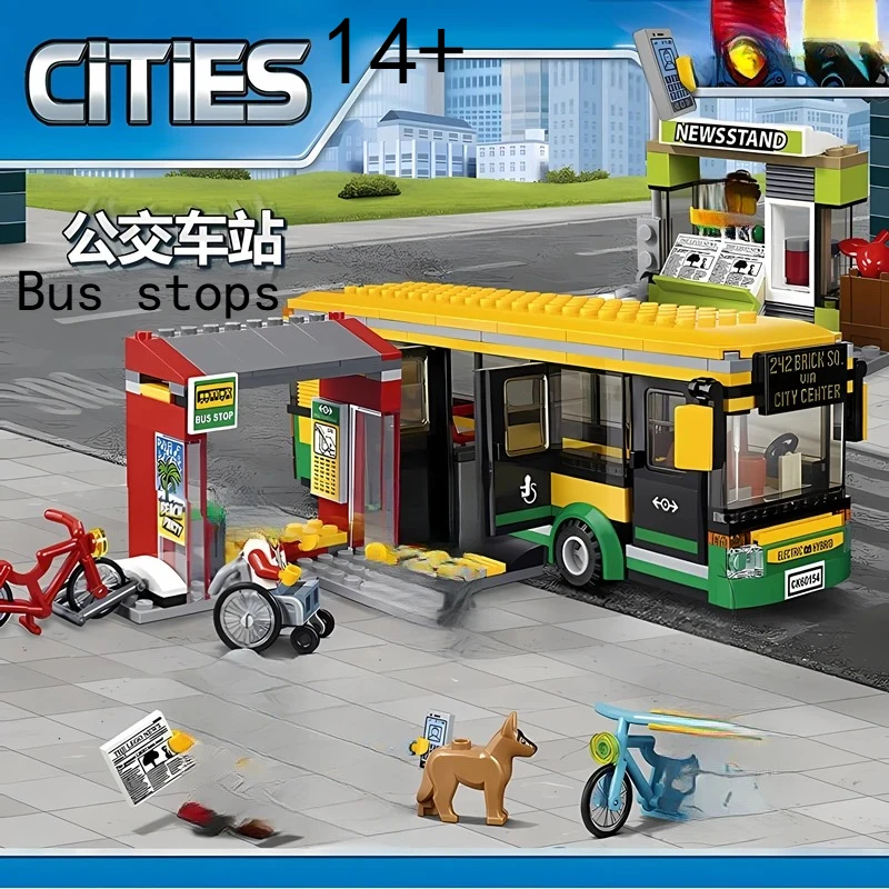 City Car Yellow Passenger School Bus Station 60154 Single-Deck Public Set Figures Model Building Blocks DIY Toys for Boys Gifts
City Car Yellow Passenger School Bus Station 60154 Single-Deck Public Set Figures Model Building Blocks DIY Toys for Boys Gifts