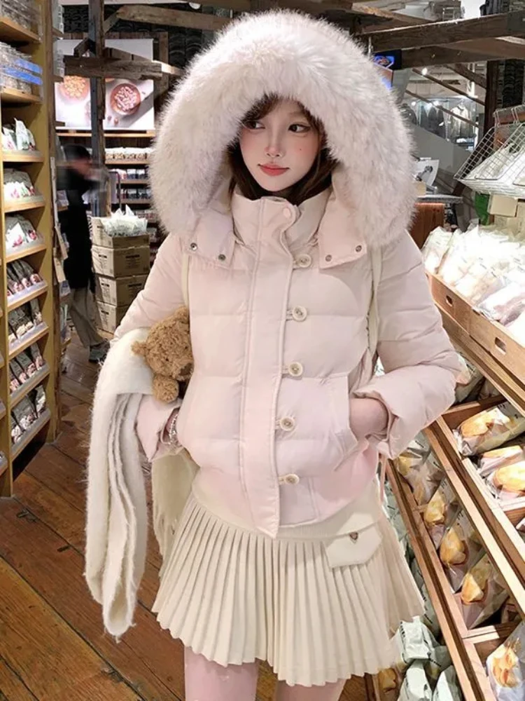 Зимнее корейское винтажное короткое стеганое пальто на молнии, женское эстетичное пальто с длинным рукавом и меховым воротником, верхняя одежда, повседневная тонкая куртка в стиле ретро
Зимнее корейское винтажное короткое стеганое пальто на молнии, женское эстетичное пальто с длинным рукавом и меховым воротником, верхняя одежда, повседневная тонкая куртка в стиле ретро