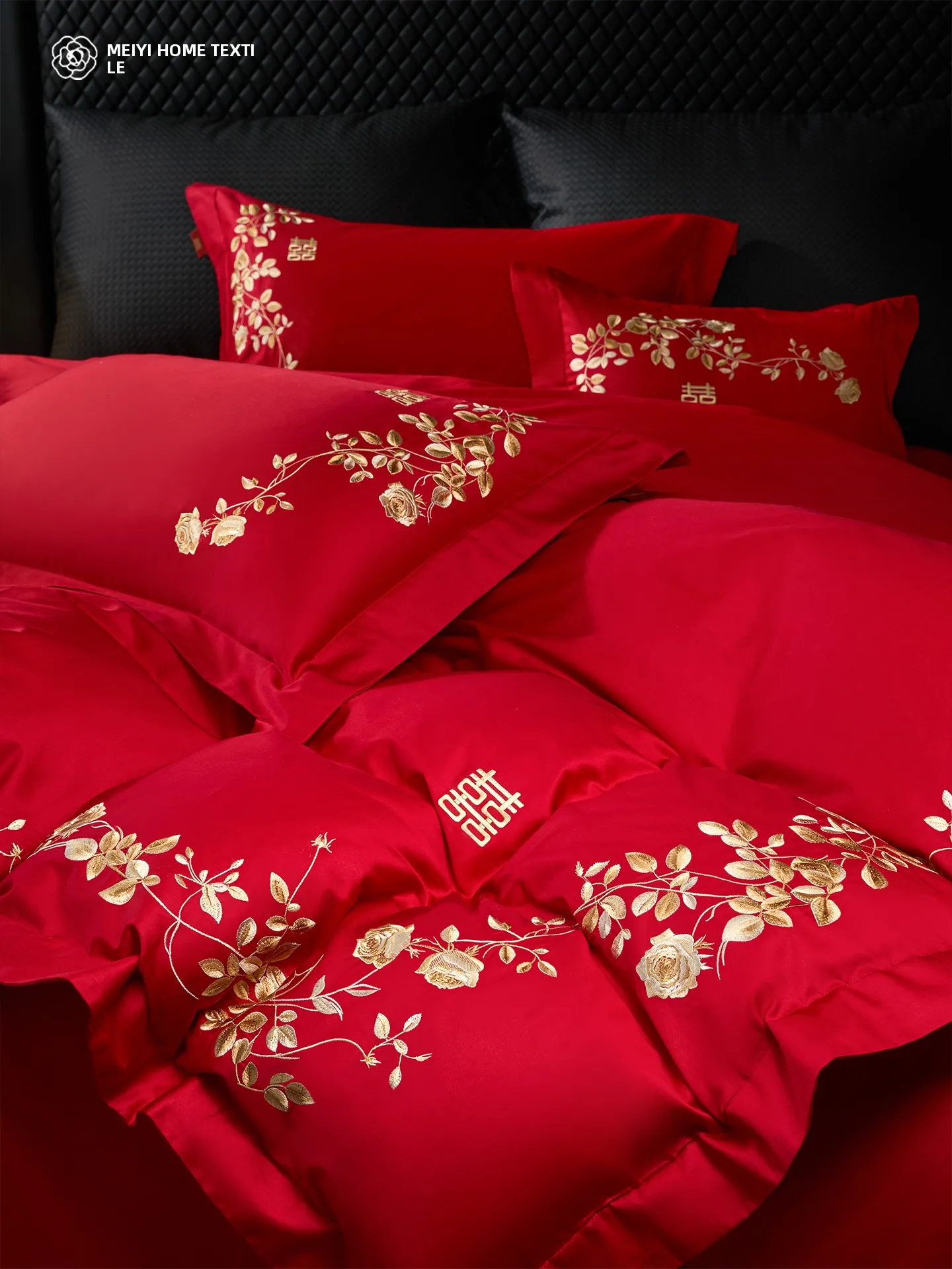 Ele Chinese Wedding Cotton Bedding Set Long Velvet Cotton Embroidered 4-Piece Comforter Cover eet Bedding for Couples
Ele Chinese Wedding Cotton Bedding Set Long Velvet Cotton Embroidered 4-Piece Comforter Cover eet Bedding for Couples