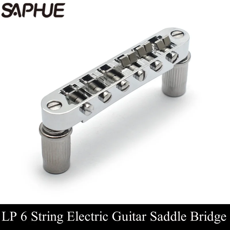 Guitar Saddle Bridge - 83x14.5mm Tune-O-Matic Bridges Studs Replacement for LP 6 String Electric Guitar
Guitar Saddle Bridge - 83x14.5mm Tune-O-Matic Bridges Studs Replacement for LP 6 String Electric Guitar
