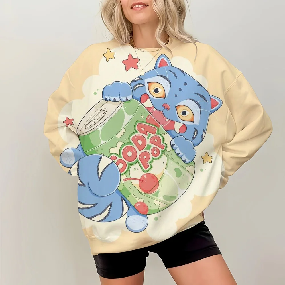 KPop Demon Hunters Autumn/Winter Women's Super Large Hoodie, Fashion Casual Sweatshirt with HUNTRX Star and Character Patterns
KPop Demon Hunters Autumn/Winter Women's Super Large Hoodie, Fashion Casual Sweatshirt with HUNTRX Star and Character Patterns