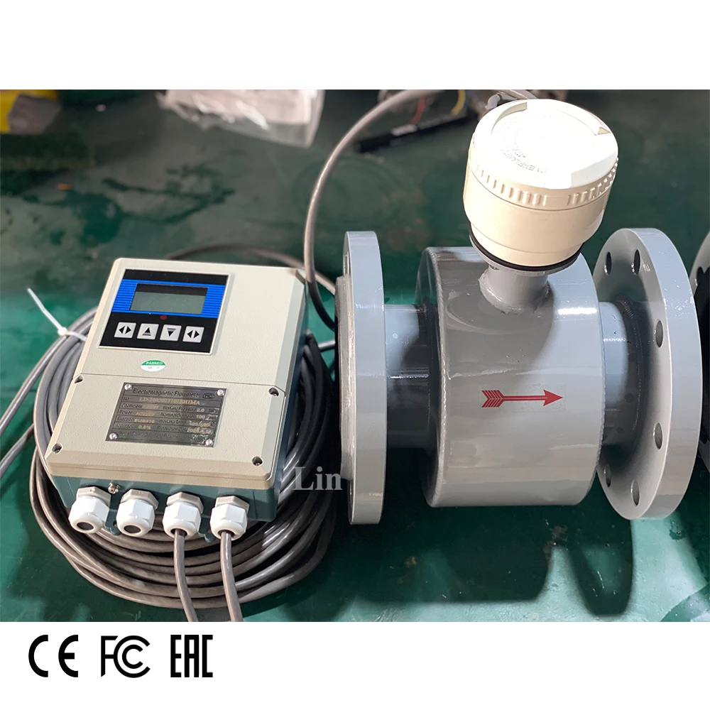 Дистанционный дисплей ANSI Class 150 # Фланец AC110V DN100 4-дюймовый магнитный расходомер воды и жидкости с блоком галлона
Дистанционный дисплей ANSI Class 150 # Фланец AC110V DN100 4-дюймовый магнитный расходомер воды и жидкости с блоком галлона