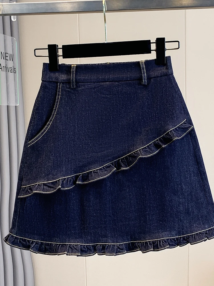 Summer 2026 New plus Size Loose Korean Style Denim Half Skirt with Anti-Light A-Line Skirt Elastic Waist for Women
Summer 2026 New plus Size Loose Korean Style Denim Half Skirt with Anti-Light A-Line Skirt Elastic Waist for Women