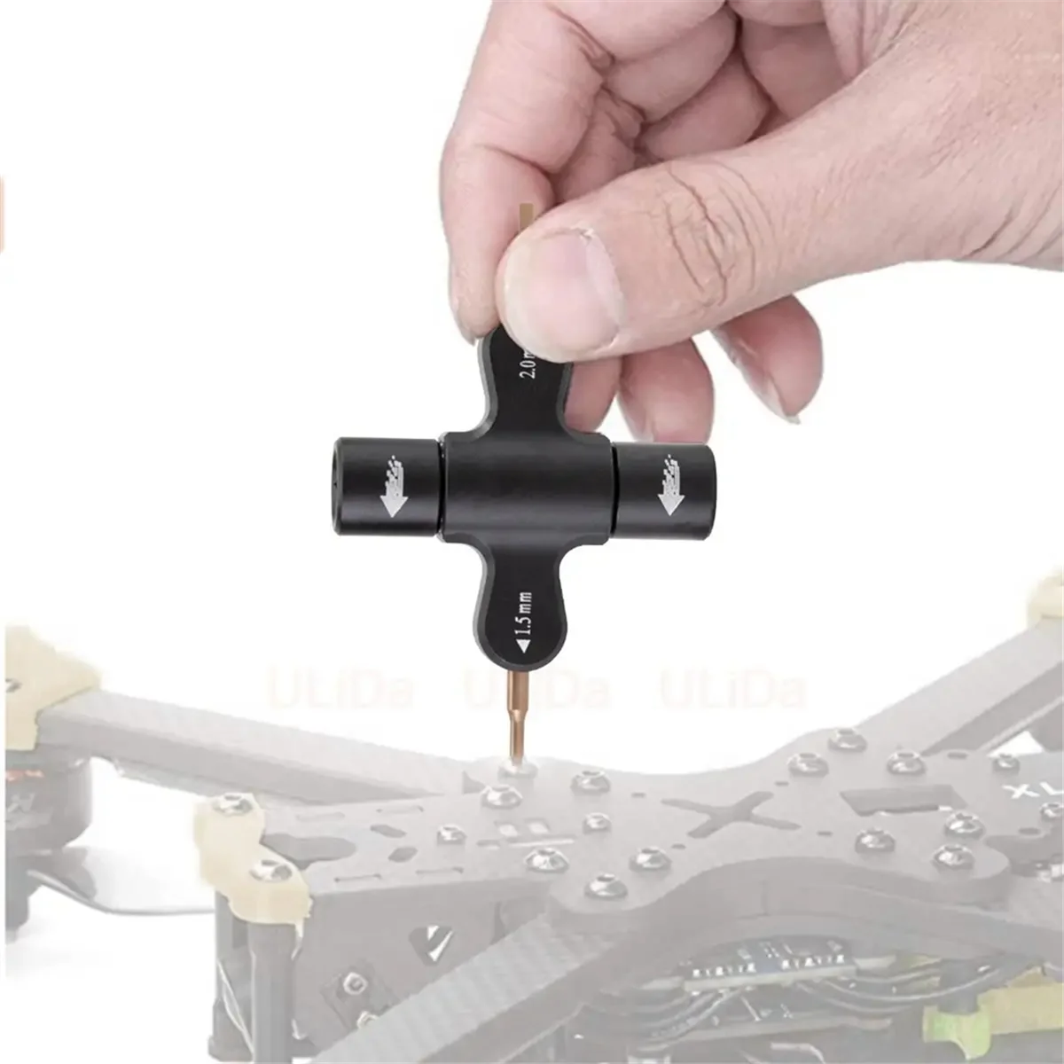 BOFOF M3 M5 Wrench Screw Nut 1.5 2.0mm Hexagon Screwdriver Quick Release Propeller Motor Prop Tool for RC Quadcopter FPV Drone
BOFOF M3 M5 Wrench Screw Nut 1.5 2.0mm Hexagon Screwdriver Quick Release Propeller Motor Prop Tool for RC Quadcopter FPV Drone