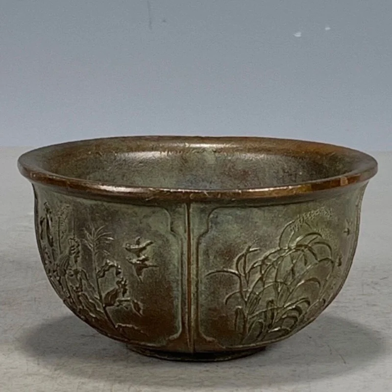 Vintage Tang Dynasty Zhen Guan Old Object Five Grains Abundance Antique Old Goods Collection Old Style Bronze Ware Fu Shou Bowl
Vintage Tang Dynasty Zhen Guan Old Object Five Grains Abundance Antique Old Goods Collection Old Style Bronze Ware Fu Shou Bowl