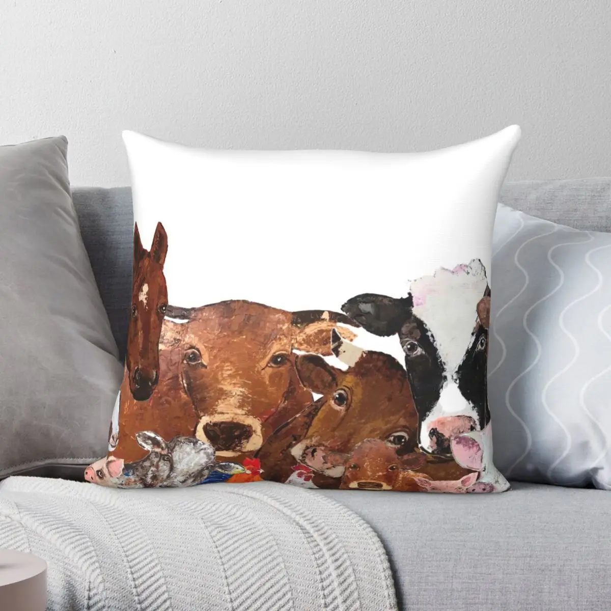 Farm Animals Pillowcase Polyester Linen Velvet Pattern Zip Decor Throw Pillow Case Sofa Seater Cushion Case 18"
Farm Animals Pillowcase Polyester Linen Velvet Pattern Zip Decor Throw Pillow Case Sofa Seater Cushion Case 18"
