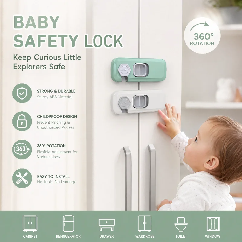 Multifunctional Baby Child Safety Lock Buckle Anti Pinch Hand for Cabinet Drawer Refrigerator Opposite Door Protection
Multifunctional Baby Child Safety Lock Buckle Anti Pinch Hand for Cabinet Drawer Refrigerator Opposite Door Protection