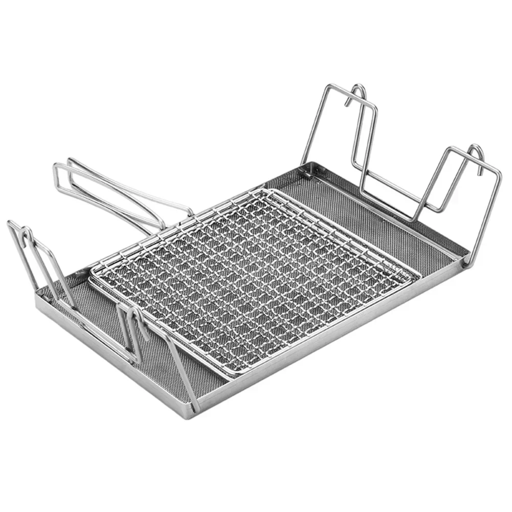 Suitable For Outdoor Bread Toaster Rack Camping Stove Easy To Clean Expansion Foldable Camping Stove Stainless Steel
Suitable For Outdoor Bread Toaster Rack Camping Stove Easy To Clean Expansion Foldable Camping Stove Stainless Steel