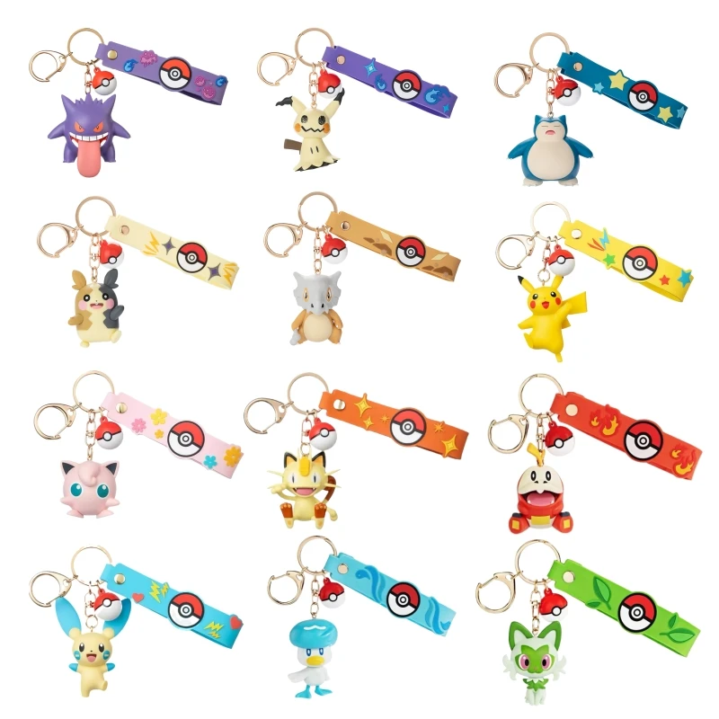 Fashion Cartoon Pokemon Keychain Pikachu Gengar Mimikyu Anime Action Figure Doll Keyring Bag Car Decoration
Fashion Cartoon Pokemon Keychain Pikachu Gengar Mimikyu Anime Action Figure Doll Keyring Bag Car Decoration