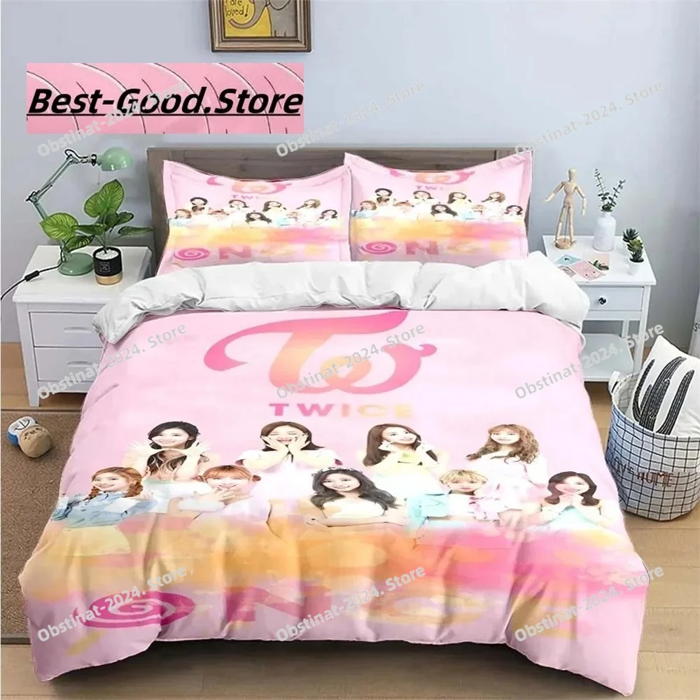 Комплект постельного белья KPOP Twice Music Group с 3D принтом для мальчиков и девочек Twin Queen King Size, пододеяльник, наволочка, кровать для мальчиков и взрослых, спальня
Комплект постельного белья KPOP Twice Music Group с 3D принтом для мальчиков и девочек Twin Queen King Size, пододеяльник, наволочка, кровать для мальчиков и взрослых, спальня
