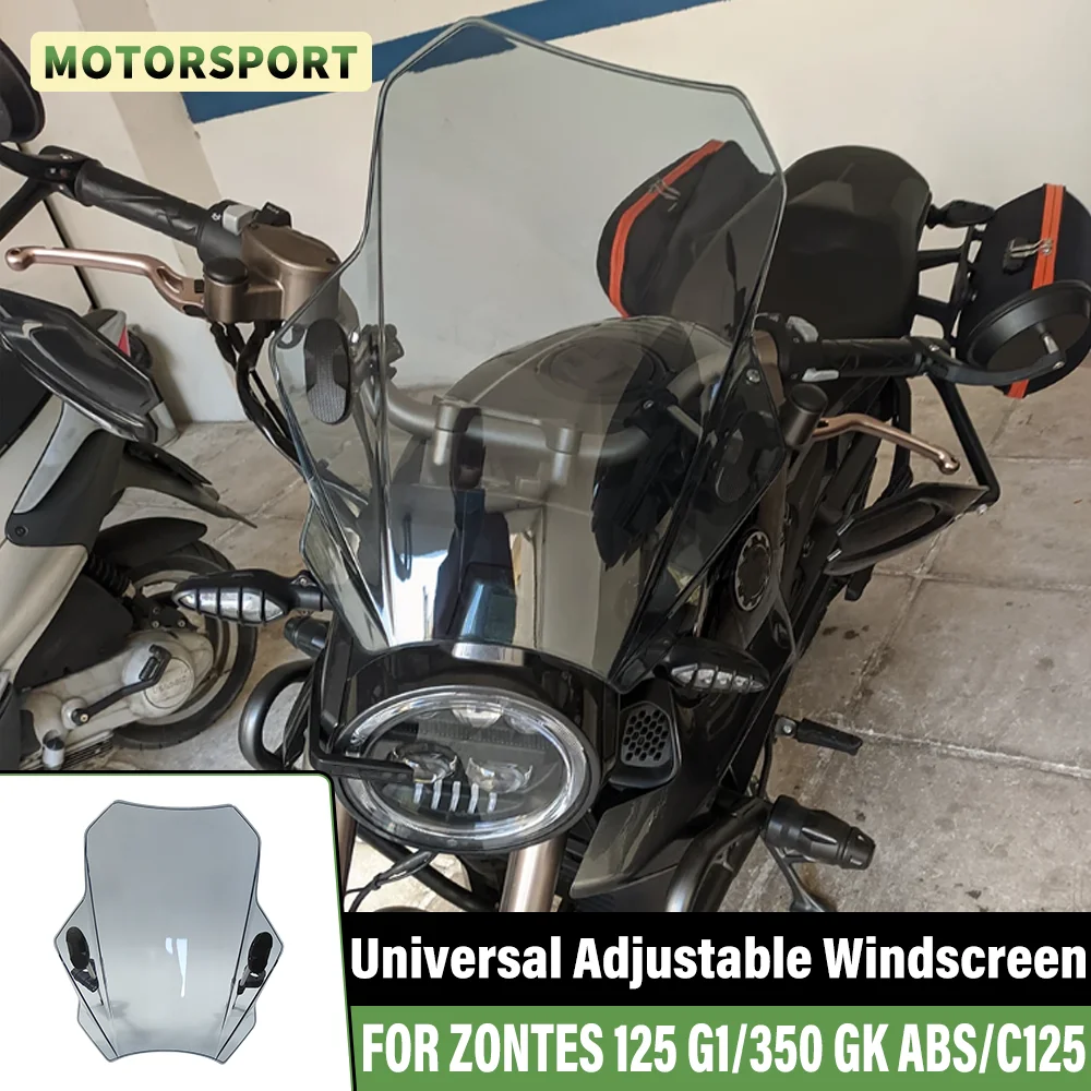 FOR ZONTES 350 GK ABS 2022-2025 FOR 125G1 C125 Universal Motorcycle Front Windshield Cover Screen Round Headlight Wind Deflector
FOR ZONTES 350 GK ABS 2022-2025 FOR 125G1 C125 Universal Motorcycle Front Windshield Cover Screen Round Headlight Wind Deflector