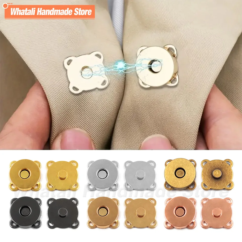 5/6Pairs Magnetic Snap Metal Buttons Sewing On Magnetic Snap Fasteners Buttons DIY For Wallet Purse Handbag Garment Leatherworks 
5/6Pairs Magnetic Snap Metal Buttons Sewing On Magnetic Snap Fasteners Buttons DIY For Wallet Purse Handbag Garment Leatherworks