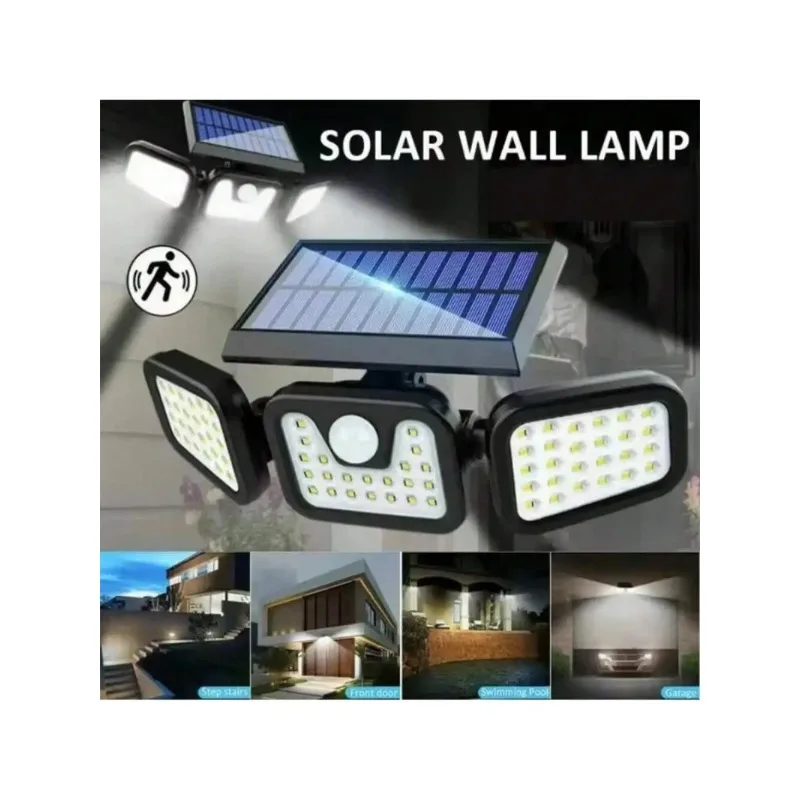 2026 Upgraded Solar Security Lights Outdoor 270° Human Detection&3-Heads Adjustable IP65 Waterproof Motion Sensor Flood Light Fo
2026 Upgraded Solar Security Lights Outdoor 270° Human Detection&3-Heads Adjustable IP65 Waterproof Motion Sensor Flood Light Fo