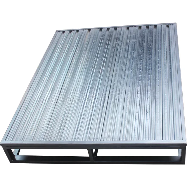 z Heavy Duty Stackable galvanized steel pallet
z Heavy Duty Stackable galvanized steel pallet