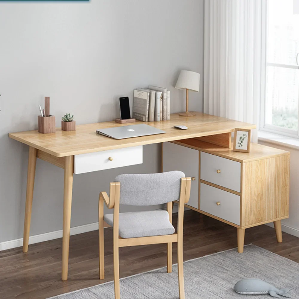 Письменный студенческий бытовой угловой компьютерный стол для спальни, настольный стол с ножками из цельного дерева
Письменный студенческий бытовой угловой компьютерный стол для спальни, настольный стол с ножками из цельного дерева