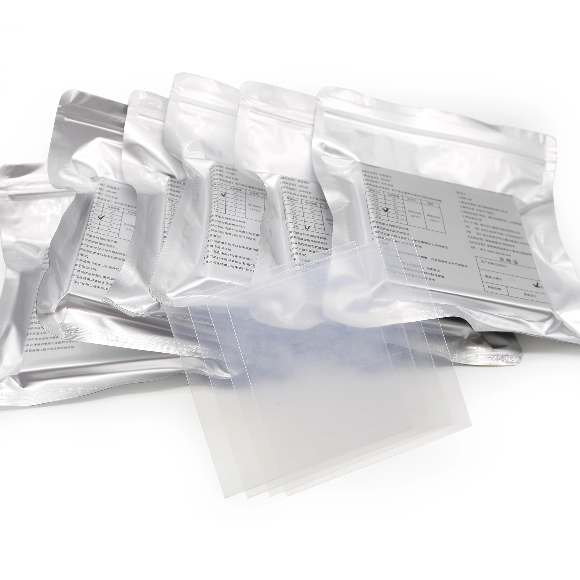 De ntal Soft Clear Splint Sheet Thermoforming Material for Vaccum Forming Machine
De ntal Soft Clear Splint Sheet Thermoforming Material for Vaccum Forming Machine