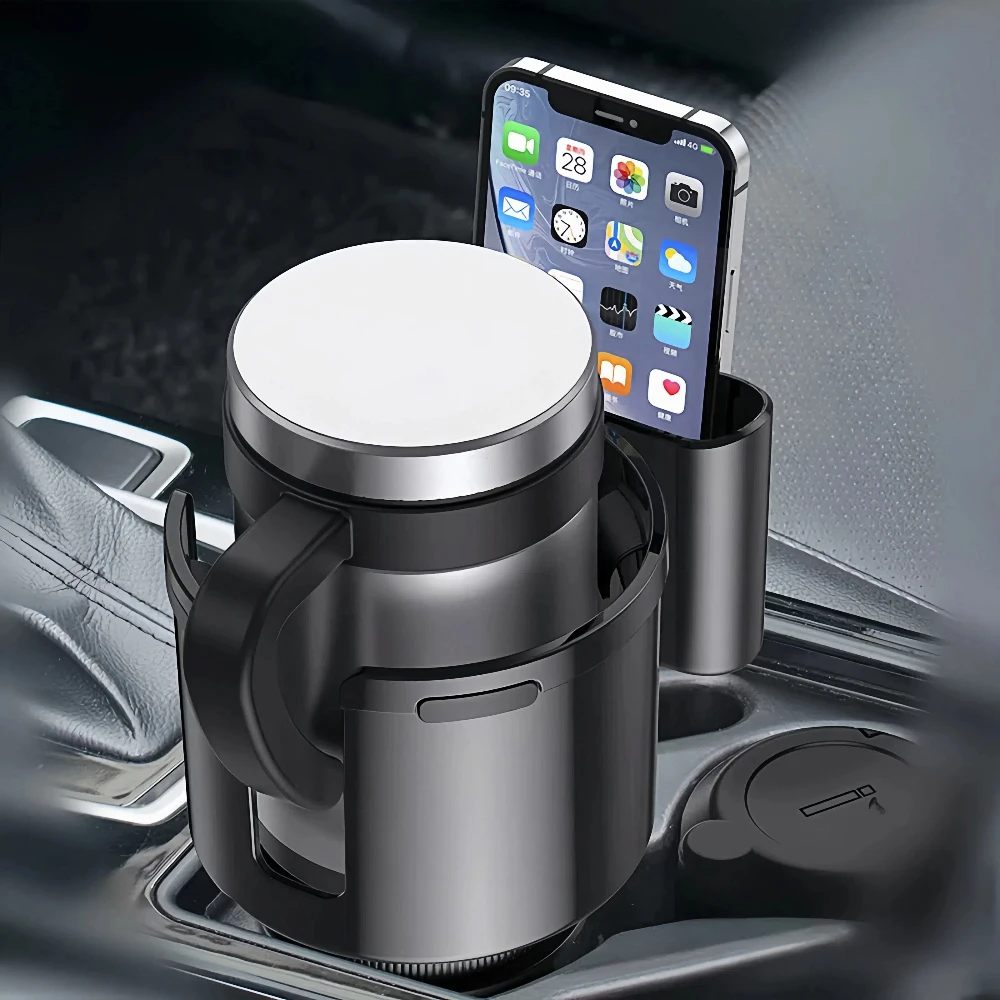 Adjustable Car Cup Holder Expander Organizer,Universal Fit for Yeti Stanley Tumblers,Non-Spill Drink & Phone Holder, Travel Mug
Adjustable Car Cup Holder Expander Organizer,Universal Fit for Yeti Stanley Tumblers,Non-Spill Drink & Phone Holder, Travel Mug