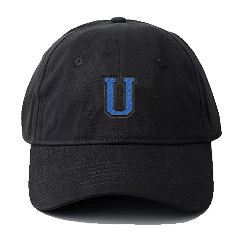 Men's Baseball Cap Sport Letter U Embroidery Hat Black Embroidered Casual Baseball Caps
Men's Baseball Cap Sport Letter U Embroidery Hat Black Embroidered Casual Baseball Caps