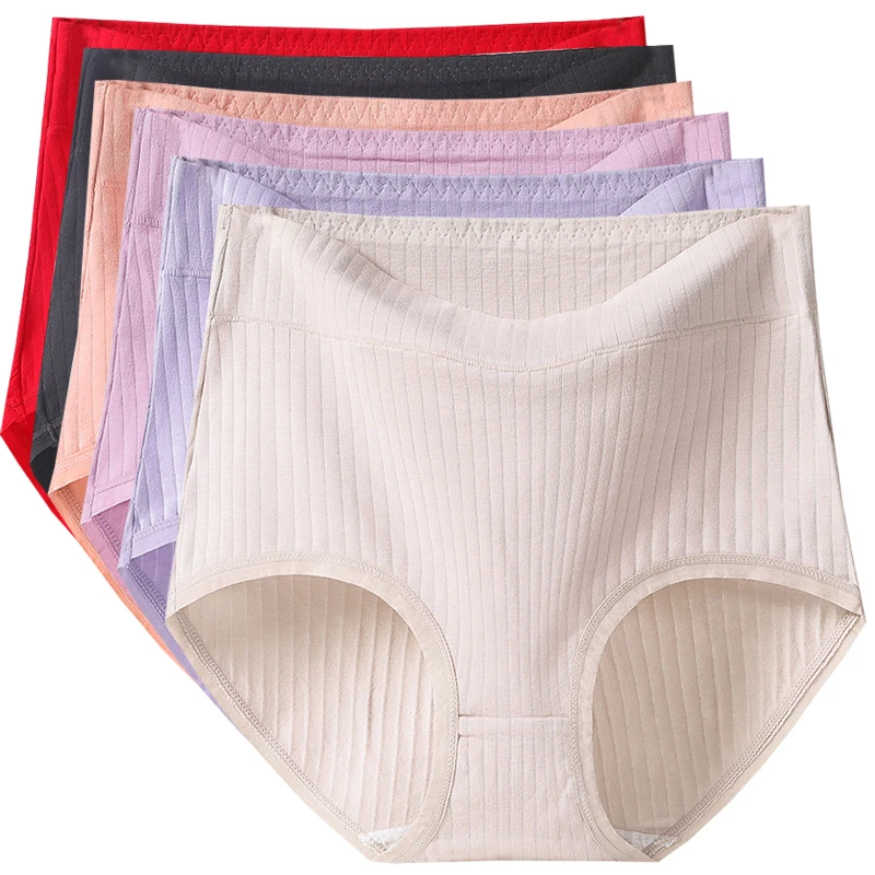 6pcs Women Panties Plus Size Solid Underwears Breathable Underpant Lady Elasticity Panty Cotton Female High Waist Comfort Briefs
6pcs Women Panties Plus Size Solid Underwears Breathable Underpant Lady Elasticity Panty Cotton Female High Waist Comfort Briefs