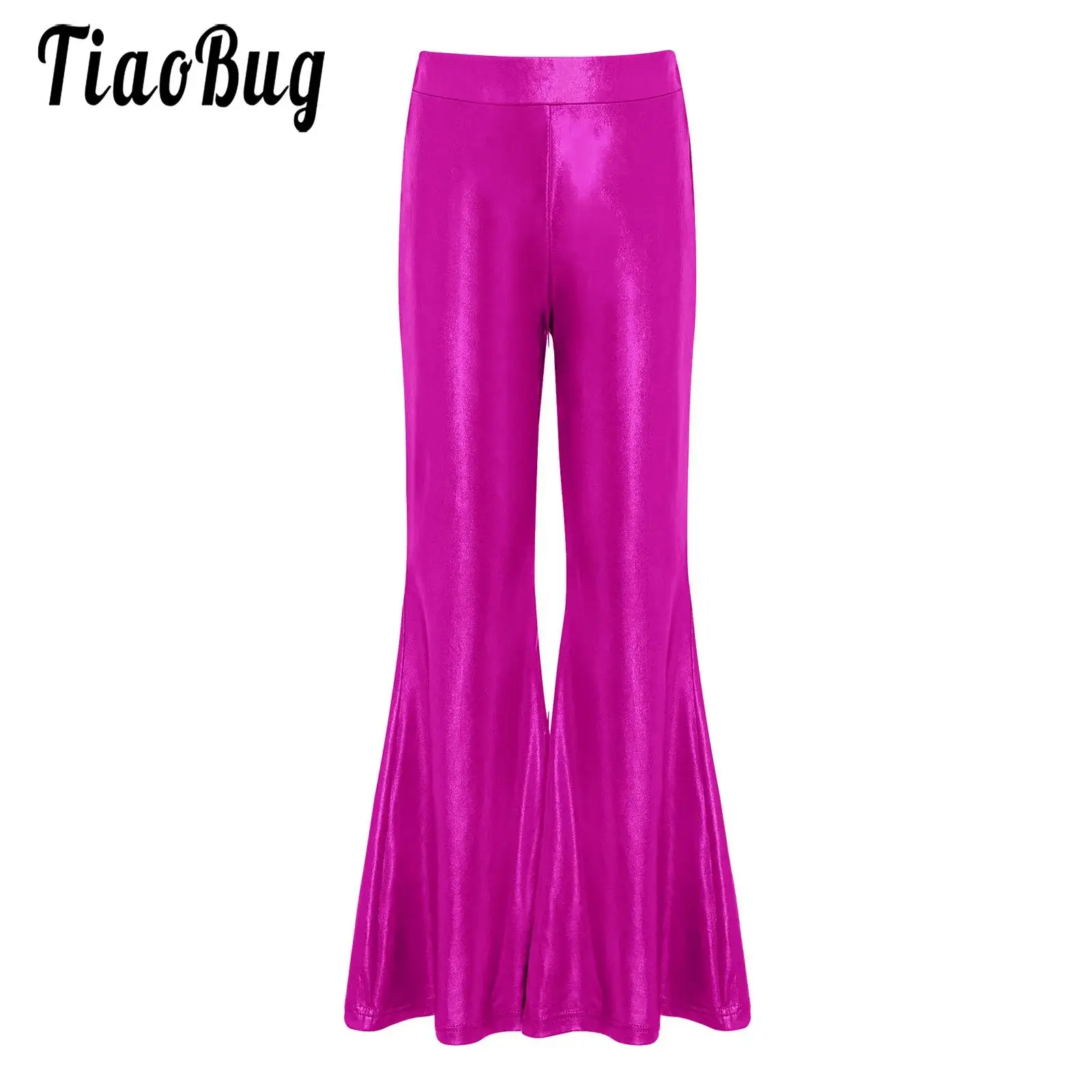 Kids Girls Metallic 70s Disco Tango Samba Jazz Pants Dancewear Performance Sparkly Sequin Tassels Flared Bell-Bottom Trousers
Kids Girls Metallic 70s Disco Tango Samba Jazz Pants Dancewear Performance Sparkly Sequin Tassels Flared Bell-Bottom Trousers