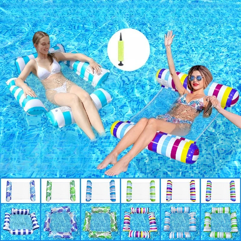 Two Tubes Single Size Mesh Inflatable Floating Lounger Foldable Portable Water Float Bed For Pool Lake Beach Water Relax
Two Tubes Single Size Mesh Inflatable Floating Lounger Foldable Portable Water Float Bed For Pool Lake Beach Water Relax