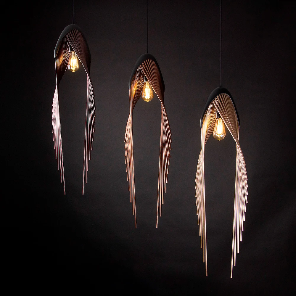 Creative Iron Bird's Wing Pendant Lights Soft Decoration Model Room Restaurant Hanging Lamps Staircase Bedroom Bar Suspension
Creative Iron Bird's Wing Pendant Lights Soft Decoration Model Room Restaurant Hanging Lamps Staircase Bedroom Bar Suspension