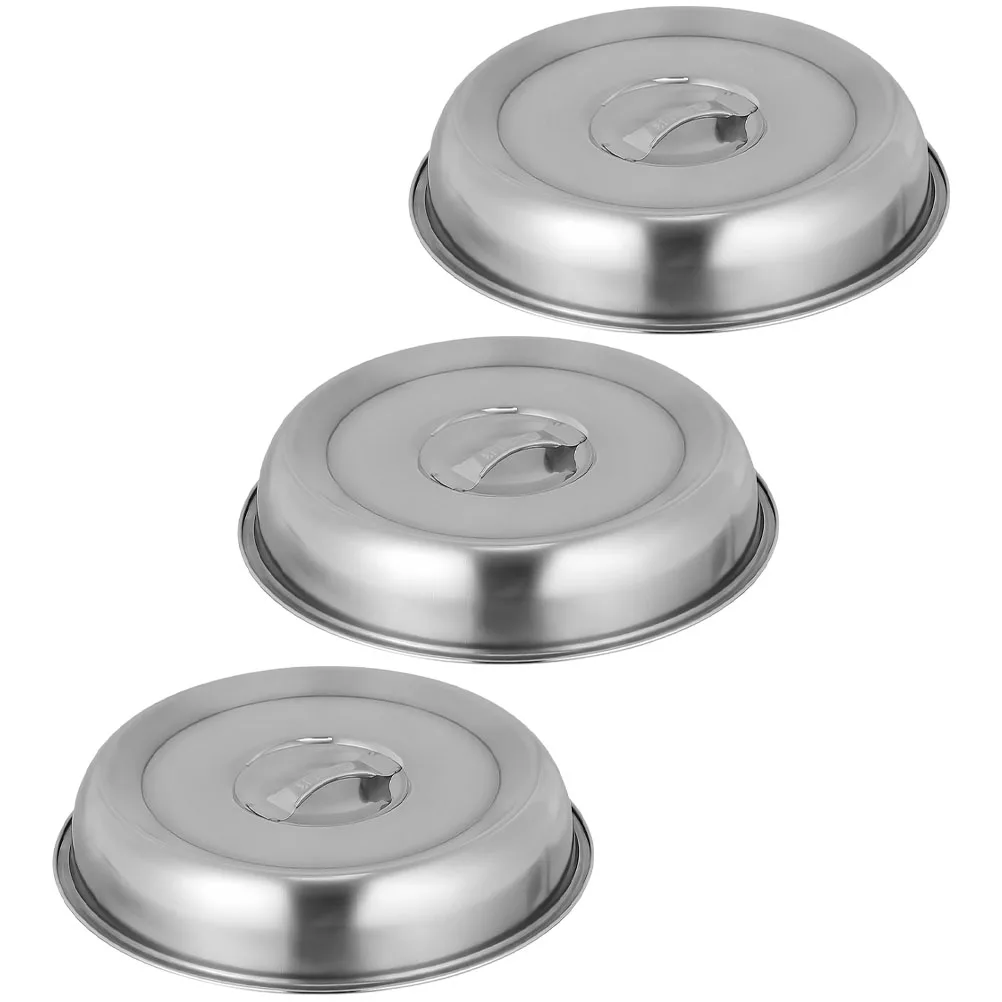 3pcs 20CM Steel Food Fresh-Keeping Dome Cover Cover Steak Lid Anti-Splashing Protective Dome Covers For Kitchen Restaurant
3pcs 20CM Steel Food Fresh-Keeping Dome Cover Cover Steak Lid Anti-Splashing Protective Dome Covers For Kitchen Restaurant