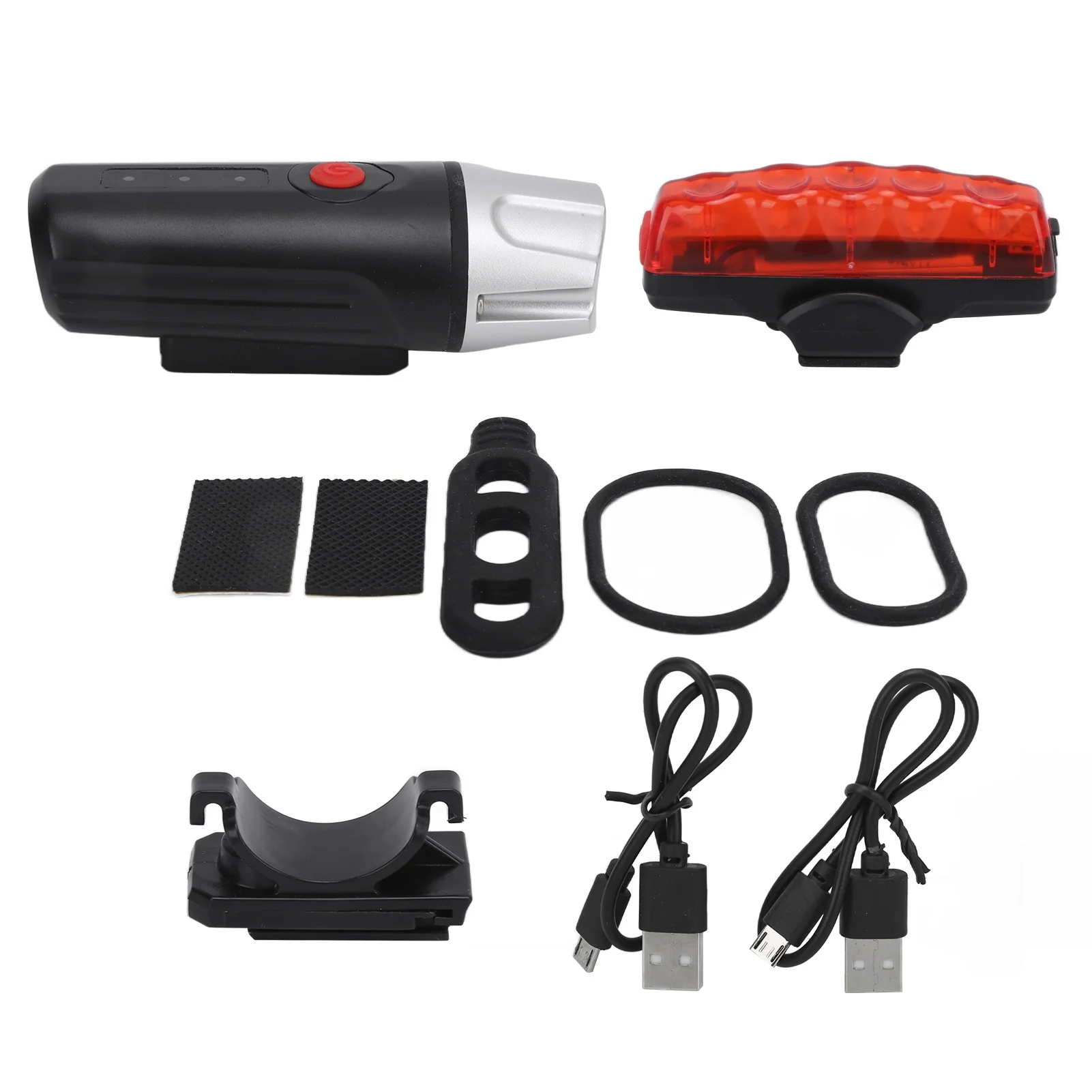 Ultra Bright Bike Light Set USB Rechargeable Bicycle Front Headlight and Back Taillight for Road Mountain Cycling
Ultra Bright Bike Light Set USB Rechargeable Bicycle Front Headlight and Back Taillight for Road Mountain Cycling