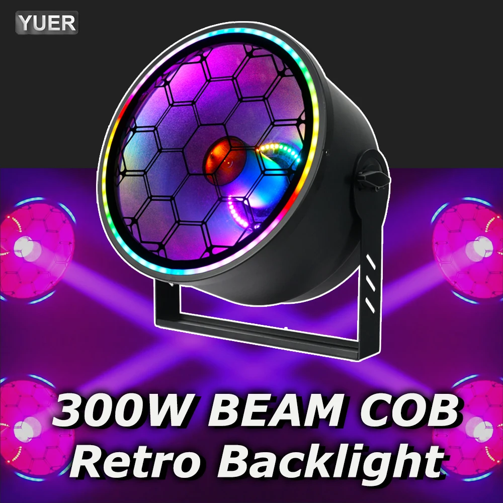 YUER Retro Backlight 300W COB With Beam RGB Ring Wash Flash Effect Stage Lighting For DJ Disco Club DMX512 Wedding Party Club
YUER Retro Backlight 300W COB With Beam RGB Ring Wash Flash Effect Stage Lighting For DJ Disco Club DMX512 Wedding Party Club