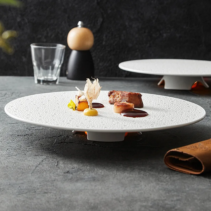 Creative Candle Warming Plate Hotel Style Western Restaurant Dish White Porcelain Plate
Creative Candle Warming Plate Hotel Style Western Restaurant Dish White Porcelain Plate