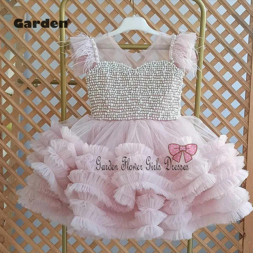 2025 Pink Flower Girls Dresses with Beading 2025 Sleeveless Tiered Christmas Gowns for Princess New فلور فتاة اللباس
2025 Pink Flower Girls Dresses with Beading 2025 Sleeveless Tiered Christmas Gowns for Princess New فلور فتاة اللباس