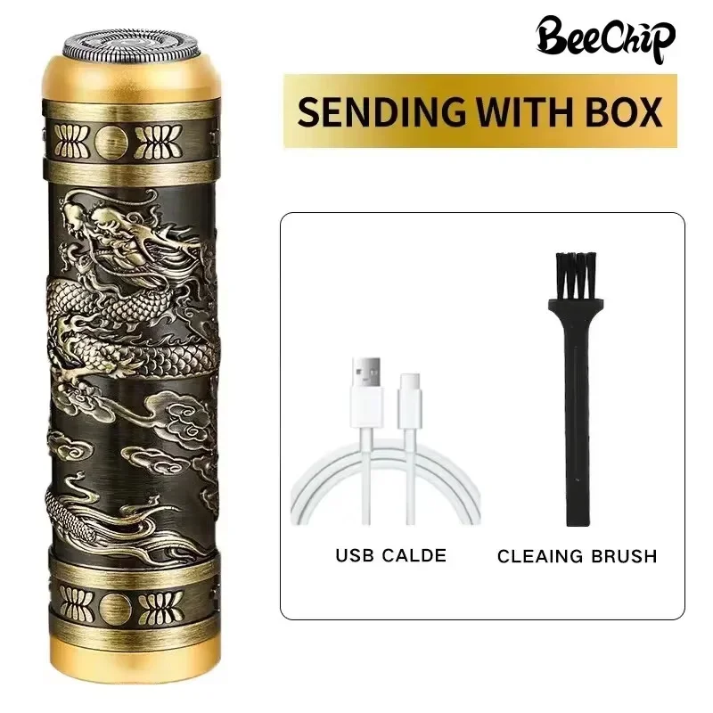 Dragon Head Shaver For Men Mini Razor Portable Shaver USB Charging Dragon Pattern Car Razor Easy to Carry Durable
Dragon Head Shaver For Men Mini Razor Portable Shaver USB Charging Dragon Pattern Car Razor Easy to Carry Durable