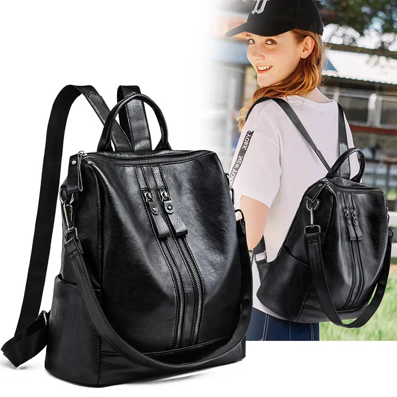 Женский рюкзак из натуральной коровьей кожи, модные рюкзаки, женские Mochila, женские, повседневные, большой вместительности, винтажные
Женский рюкзак из натуральной коровьей кожи, модные рюкзаки, женские Mochila, женские, повседневные, большой вместительности, винтажные