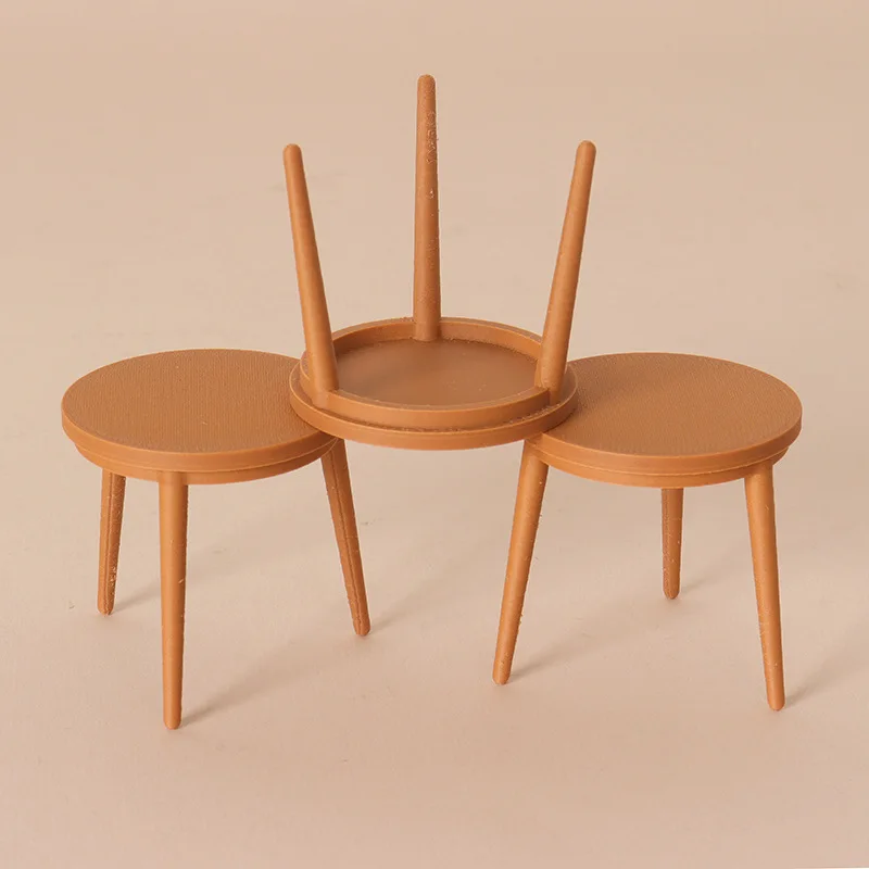 3pcs 12 Scale Dollhouse Mini Three-Legged Stool, Wooden Style Round Seat Model,Micro Scene Layout Furniture Decoration Accessory
3pcs 12 Scale Dollhouse Mini Three-Legged Stool, Wooden Style Round Seat Model,Micro Scene Layout Furniture Decoration Accessory