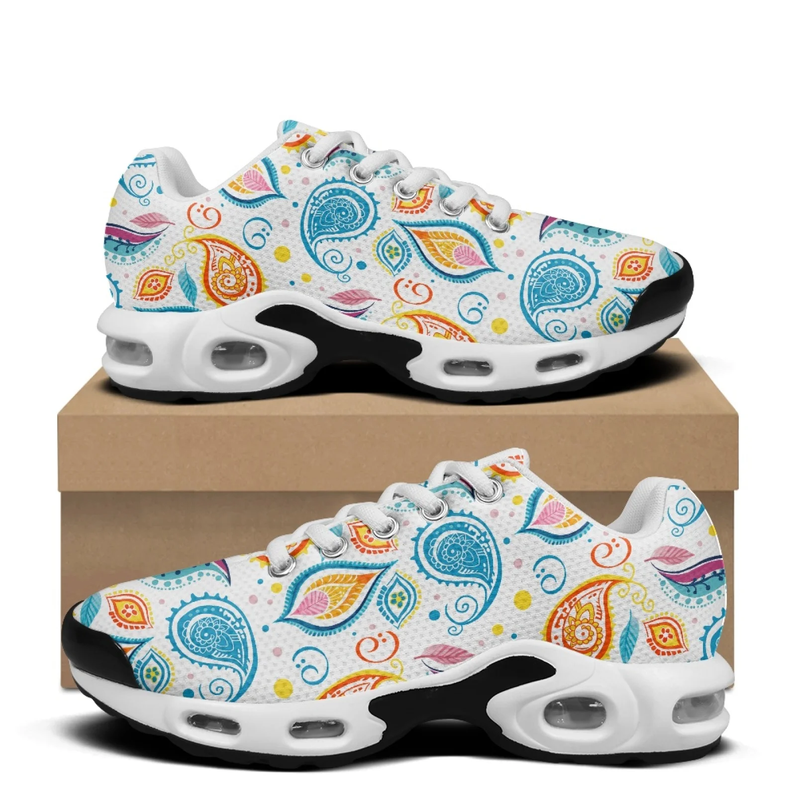 XIXIRIMIDO Air-Cushioned Sneakers Women's Running Shoes Men's Commuter Shoe Lightweight Breathable Comfortable Paisley Pattern
XIXIRIMIDO Air-Cushioned Sneakers Women's Running Shoes Men's Commuter Shoe Lightweight Breathable Comfortable Paisley Pattern