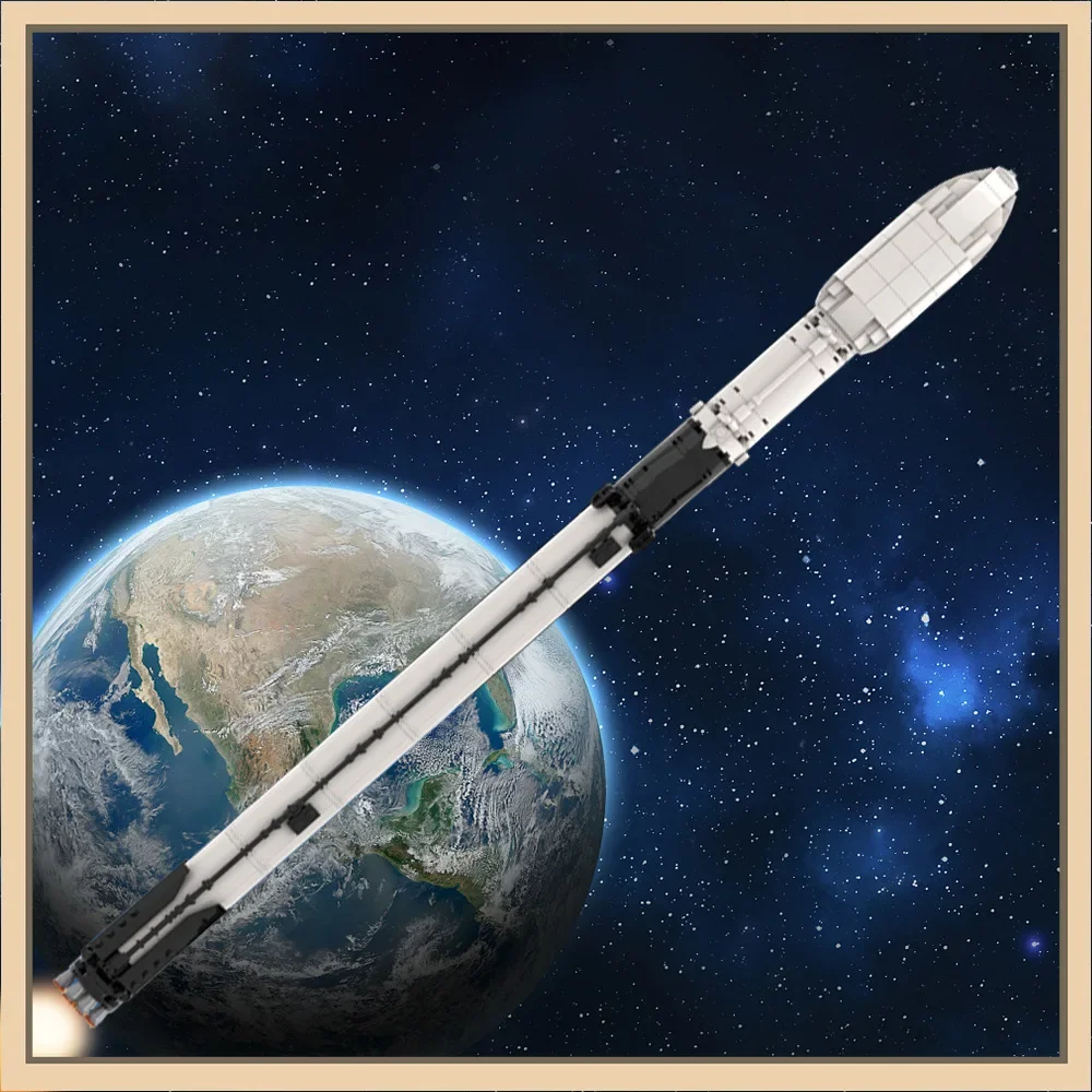 MOC-75438 Building Blocks Falcon 9 Rocket Space Aviation Gift Puzzle building Block Set
MOC-75438 Building Blocks Falcon 9 Rocket Space Aviation Gift Puzzle building Block Set