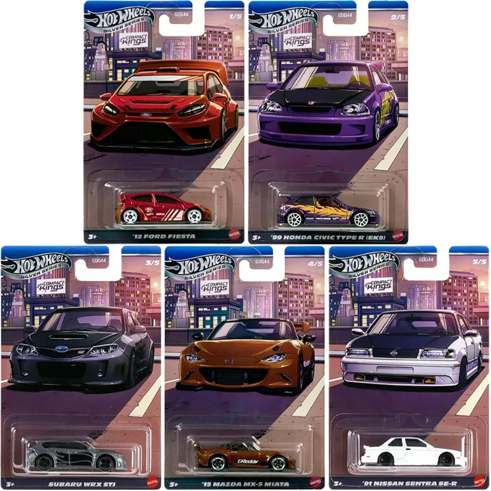 Original Hot Wheels Car Compact Kings Toys Boys 1/64 Diecast Ford Fiesta Civic Type R Subaru WRX STI Mazda Nissan Sentra Model
Original Hot Wheels Car Compact Kings Toys Boys 1/64 Diecast Ford Fiesta Civic Type R Subaru WRX STI Mazda Nissan Sentra Model