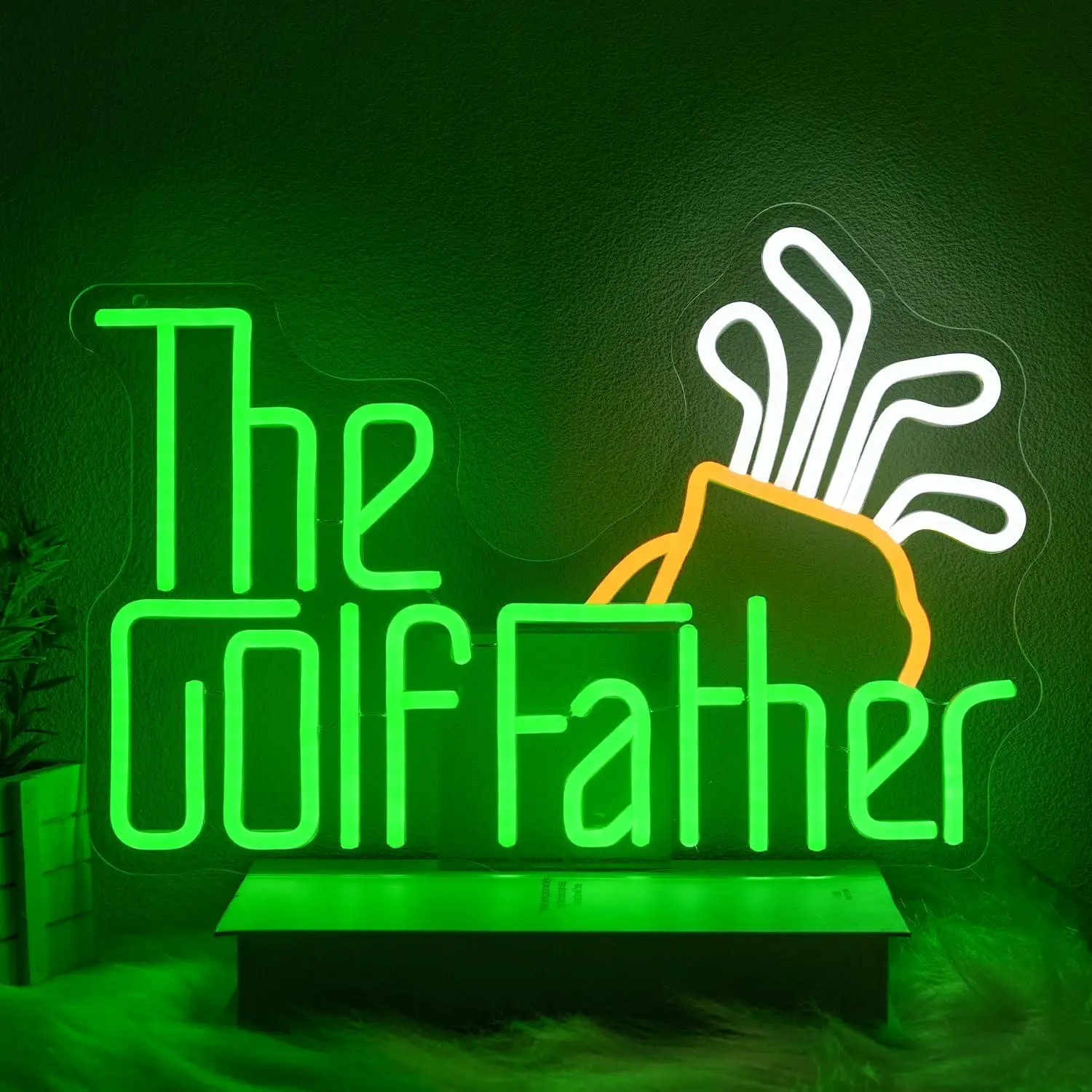 The Golf Father Neon Sign Sports USB Powered LED Dimmable Neon Lights for Bedroom Sports Facilities Golf Course Decoration Gifts
The Golf Father Neon Sign Sports USB Powered LED Dimmable Neon Lights for Bedroom Sports Facilities Golf Course Decoration Gifts