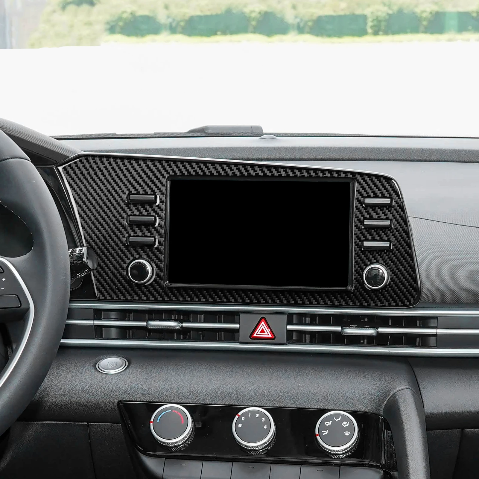 For Hyundai Elantra CN7 2021-2026 Carbon Fiber Central Console Navigation Screen Panel Cover Decorative Car Accessories Sticker
For Hyundai Elantra CN7 2021-2026 Carbon Fiber Central Console Navigation Screen Panel Cover Decorative Car Accessories Sticker