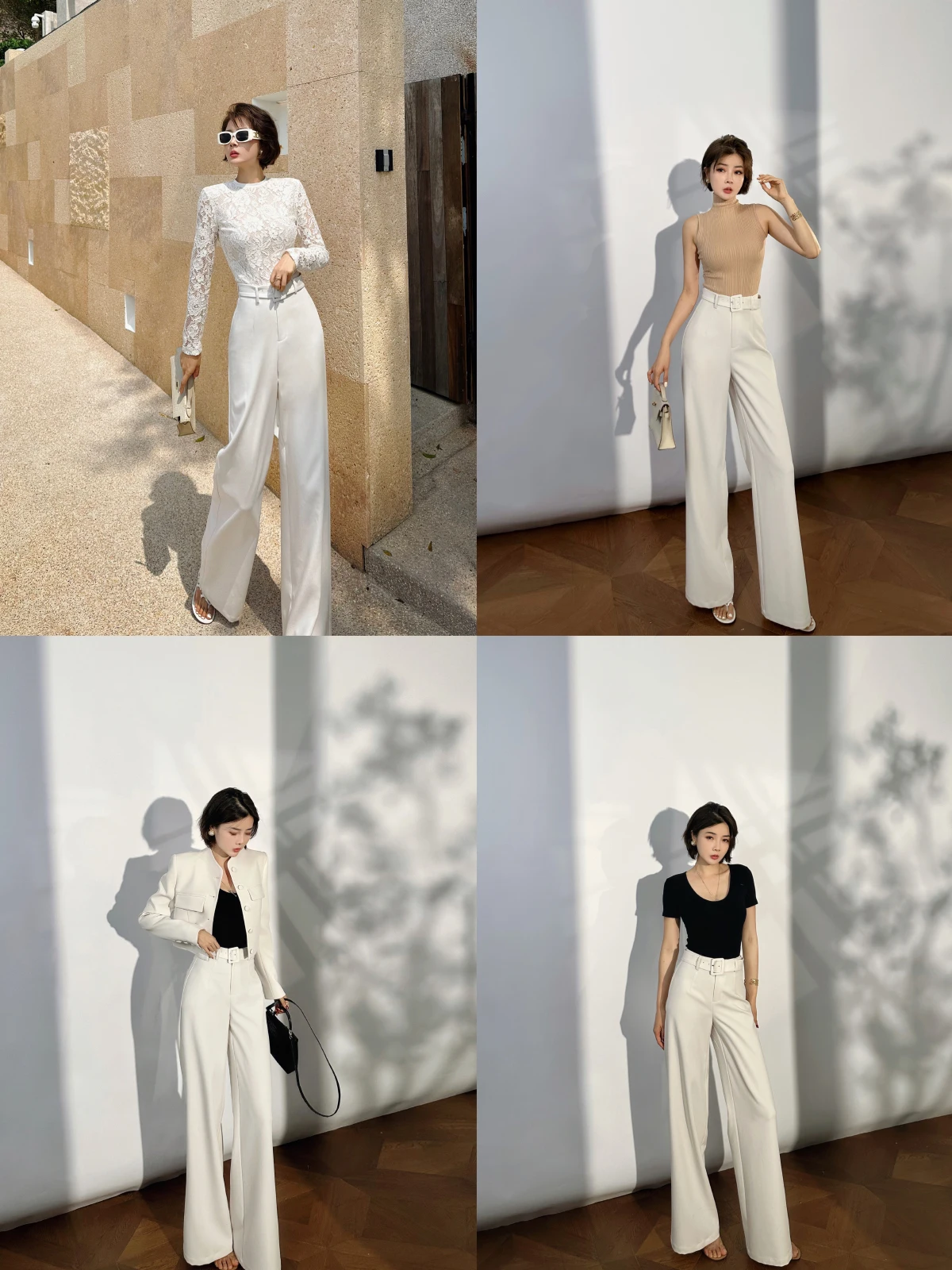 XULU New Elegant Anti-Wrinkle Straight Leg Pants High Waist Slim Fit Wide Leg Long Pants Commute Style White Casual Pants
XULU New Elegant Anti-Wrinkle Straight Leg Pants High Waist Slim Fit Wide Leg Long Pants Commute Style White Casual Pants