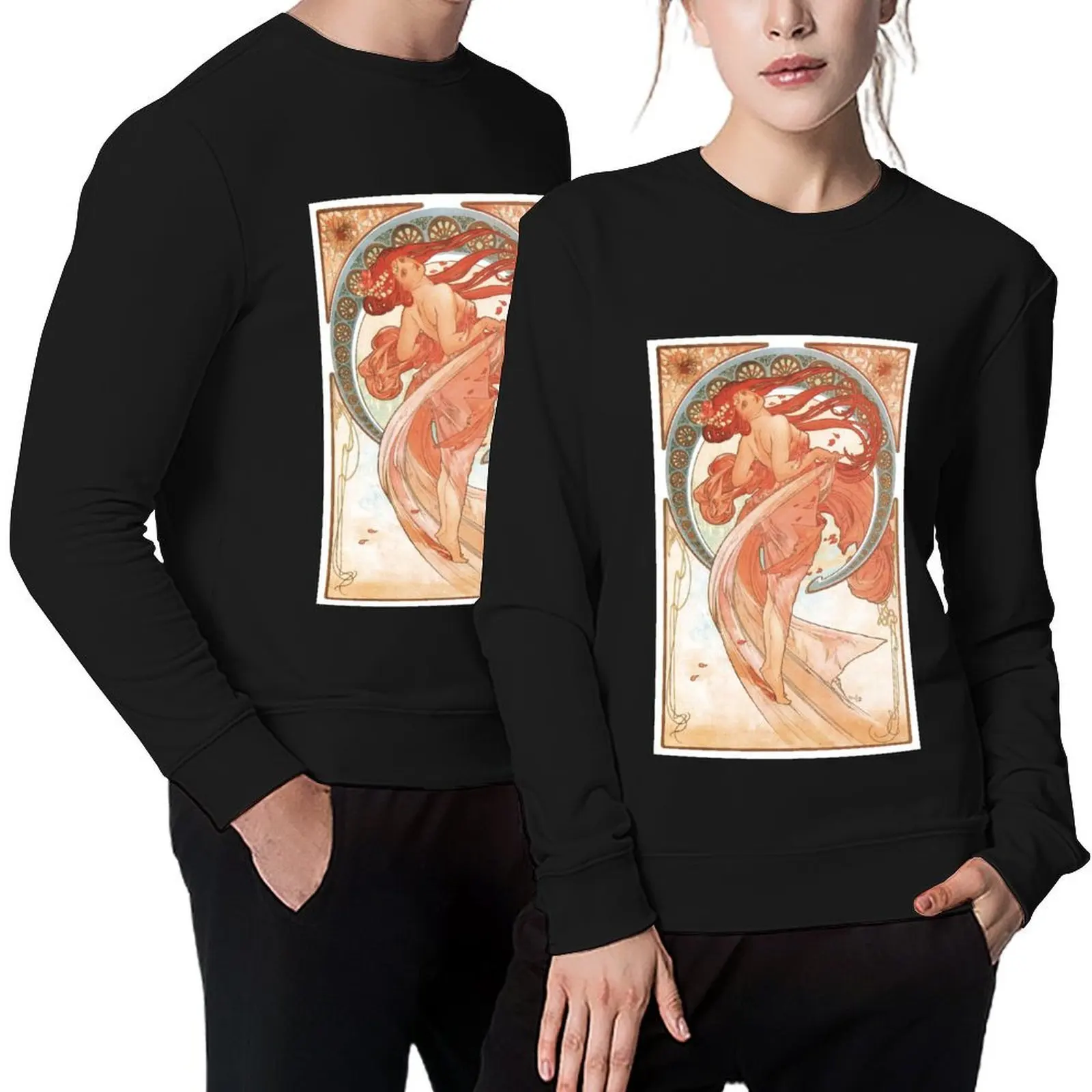 Alphonse Mucha - The Dance / 1898 Pullover men's autumn clothes anime clothing men's sweat-shirt clothes for men sweatshirts men
Alphonse Mucha - The Dance / 1898 Pullover men's autumn clothes anime clothing men's sweat-shirt clothes for men sweatshirts men