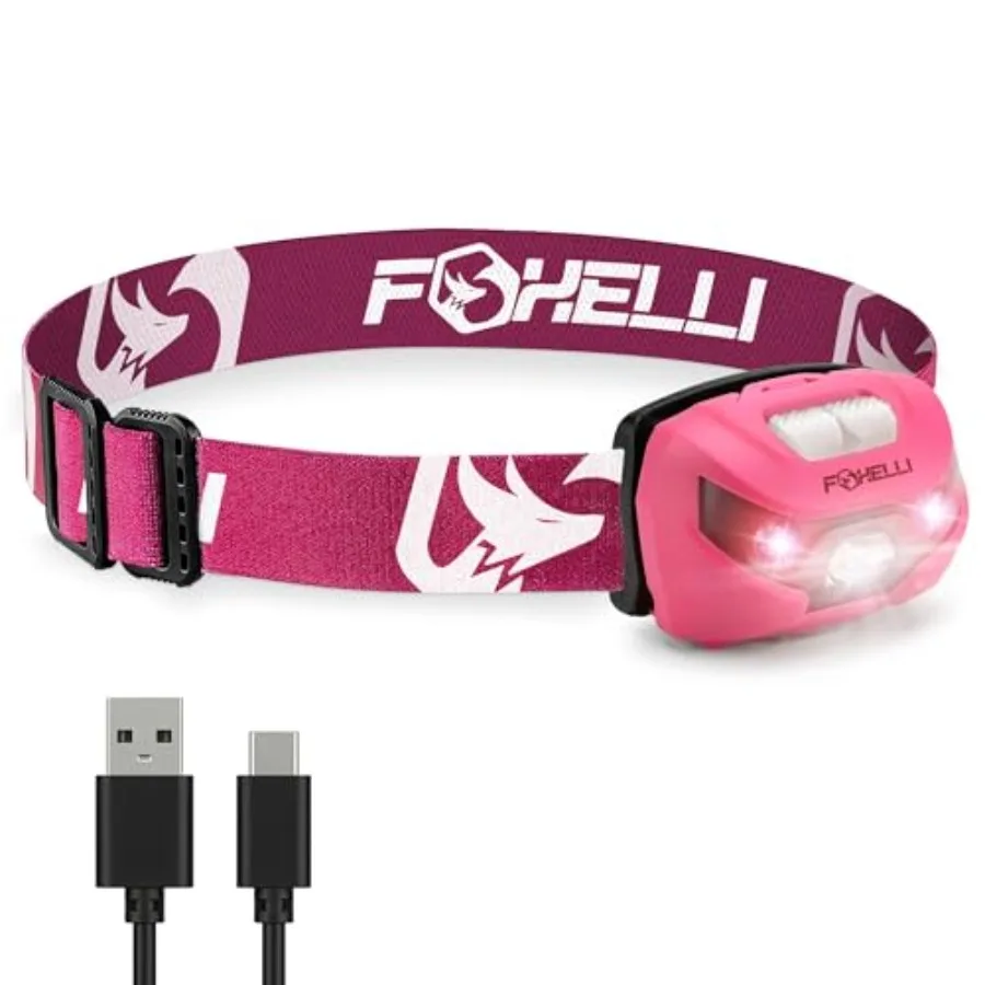 USB-C Rechargeable LED Headlamp Super Bright, Lightweight Head Lamp for Running, Camping, Hiking and Work Comfortable Fit for A
USB-C Rechargeable LED Headlamp Super Bright, Lightweight Head Lamp for Running, Camping, Hiking and Work Comfortable Fit for A