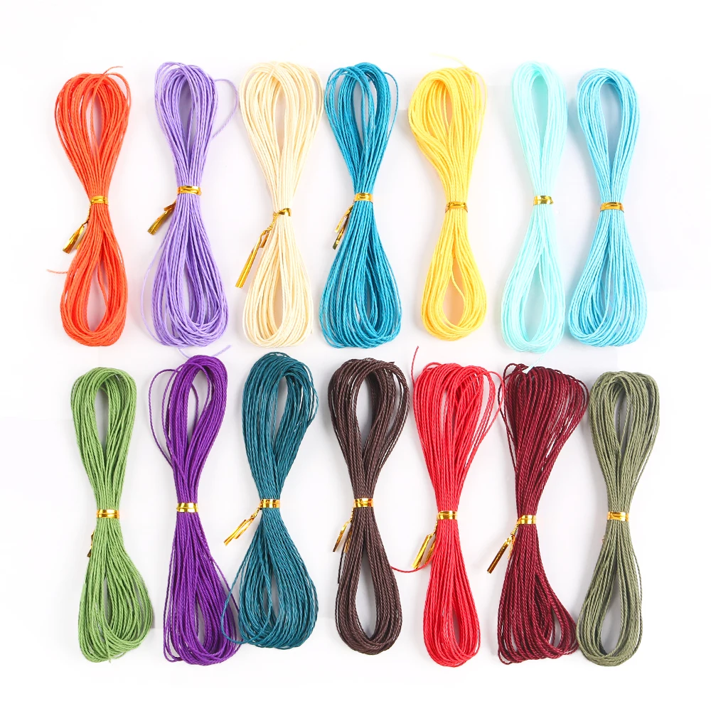 10m Multicoloured Wax Rope Diy Necklace Bracelet Making Material Rope Handmade Accessories Materials Waxed Rope
10m Multicoloured Wax Rope Diy Necklace Bracelet Making Material Rope Handmade Accessories Materials Waxed Rope