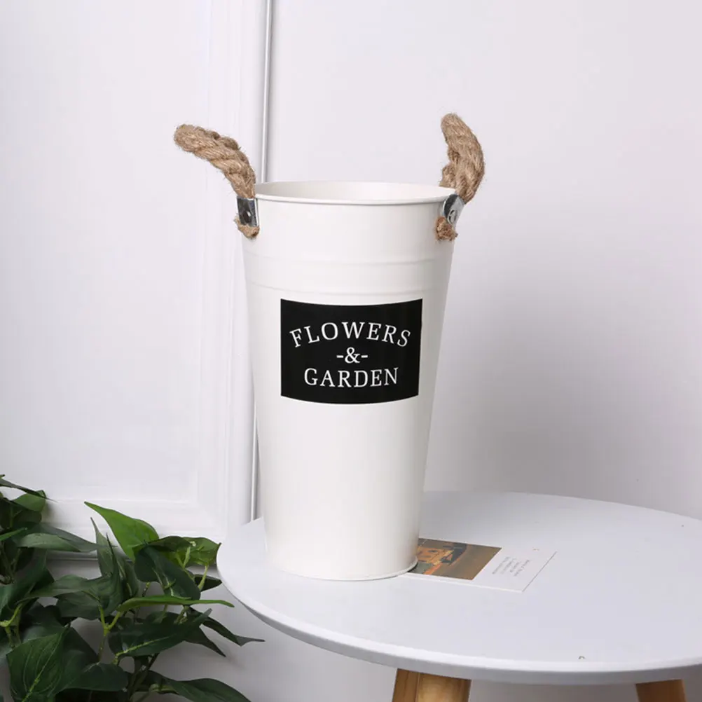 2 Pcs Hemp Rope Pedicure Artistic Vase Bucket Flower Iron for Flowers Pot Vintage
2 Pcs Hemp Rope Pedicure Artistic Vase Bucket Flower Iron for Flowers Pot Vintage